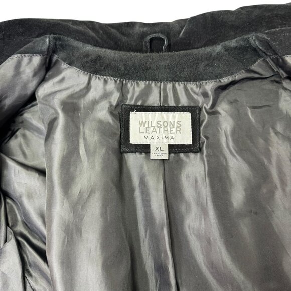 Wilsons Leather Maxima Black Suede Jacket Women’s XL – Genuine Suede - Picture 8 of 11
